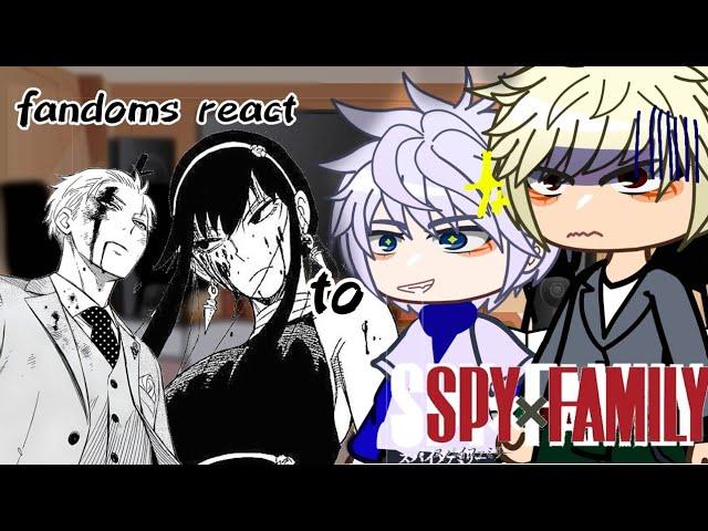 fandoms react to spy x family // gcrv // part 3/? // READ DESC // Yor forger and Lloyd forger //