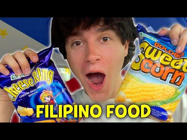 Trying FILIPINO Snacks For The First Time 