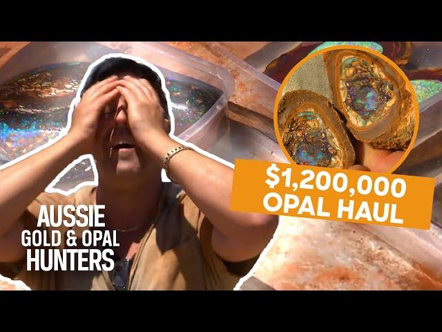 The Opal Whisperers Find LITERALLY The BIGGEST Opal In Outback Opal Hunters' History!