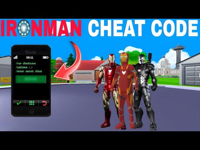 How to become IRONMAN in dude theft wars | Dude Theft Wars Ironman Cheat Code 2024