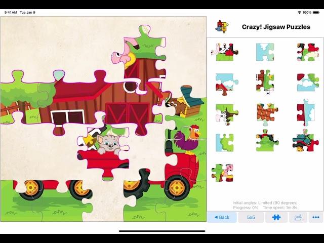 Satisfying, relaxing Jigsaw puzzles on iPad/iPhone #gameplay #puzzlesolving #jigsawpuzzle