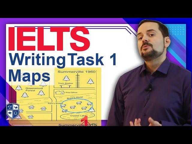 IELTS Writing Task 1 - Two Maps Diagrams - FULL