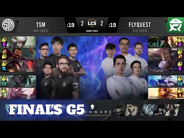 FlyQuest vs TSM - Game 5 | Grand Final Playoffs S10 LCS Summer 2020 | FLY vs TSM G5