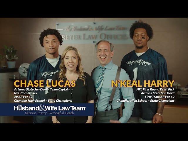 The Husband & Wife Law Team Football Commercial (60 second version)