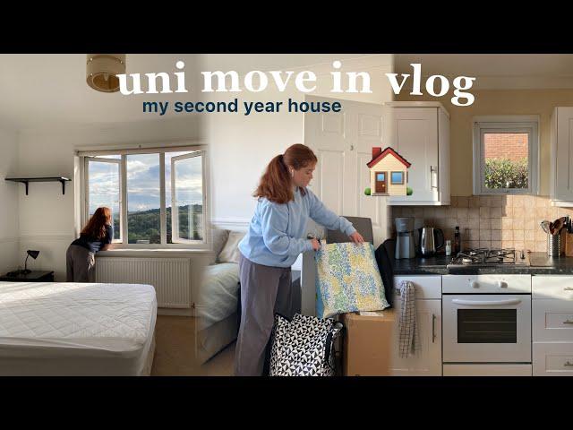 university move in vlog 2024 | my second year uni house