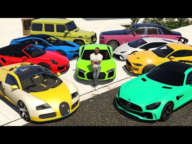 Luxury Cars Delivery to Franklin's Mansion (GTA 5)