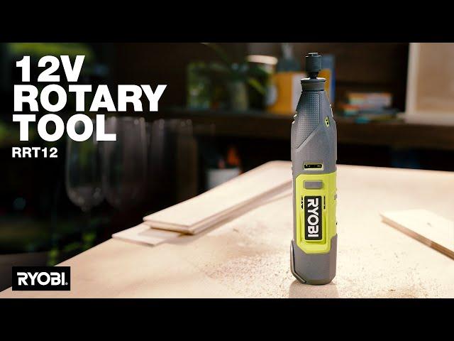 RYOBI 12V Rotary Tool Kit (RRT12) in action