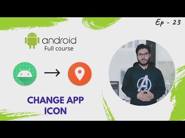 How to Change Android App Icon | Android Development tutorial in Hindi #23