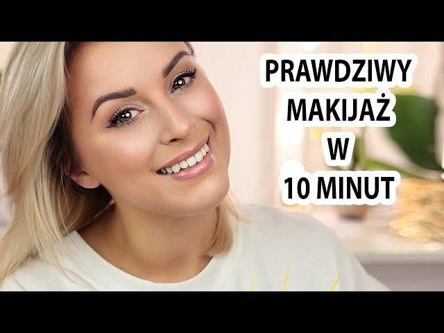 Codzienny PRAWDZIWY SZYBKI MAKIJAŻ w 10 min! Efekt Gwarantowany!