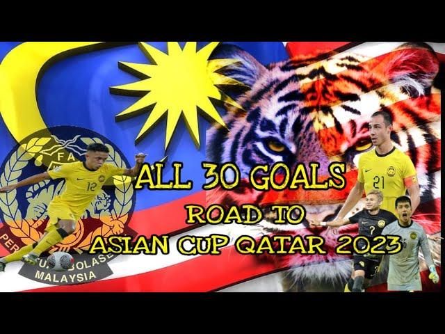 ALL 30 GOALS MALAYSIA SCORES IN ASIA CUP 2023 QUALIFYING ROUND | ROAD TO ASIA | HARIMAU MALAYA