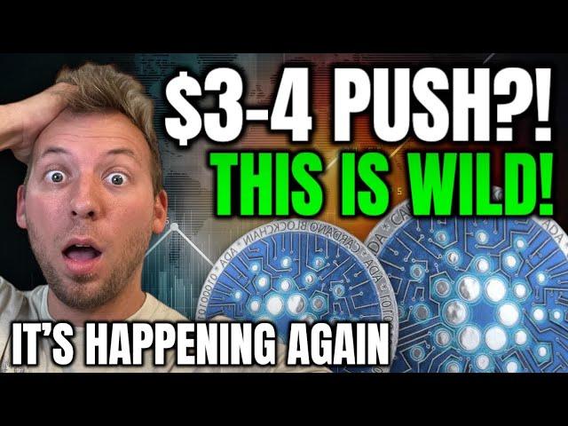 CARDANO - IS ADA ABOUT TO MAKE $3-4 PUSH?!! THIS IS WILD!