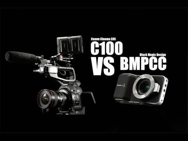 Canon Cinema EOS C100 VS Black Magic Pocket Cinema Camera (Both recorded in ProRes)