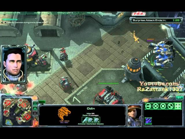 [Hard] Starcraft 2 : WOL Mission 20 Media Blitz Secret Mission & ALL Achievements Pt X/2