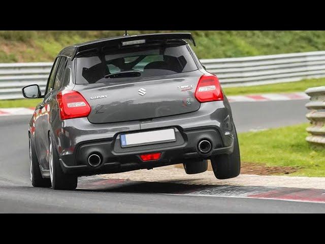 Fast Suzuki Swift Sport on the Nürburgring Nordschleife  BtG time 7:55 min