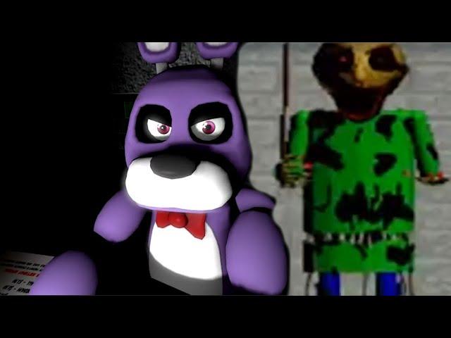 Bonnie Plays Five Nights at Baldi's Nightmare