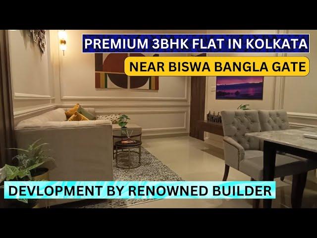 Premium 3Bhk Flat In Kolkata Newtown AA18100293325  #property #kolkata #3bhk #flat #realestate