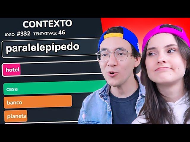  DESAFIO: CONTEXTO! (QUE JOGUINHO DIFÍCIL, HEIN?!?!) | Dearo e Manu