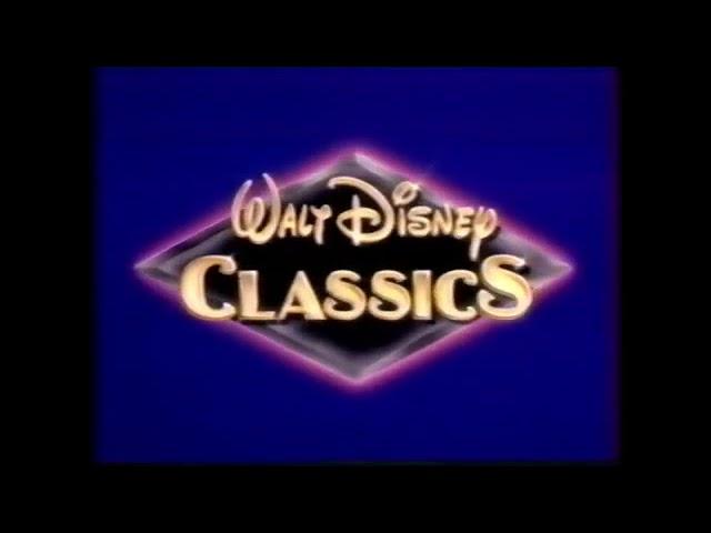 Walt Disney Classics Short Logo (1991) Disney Robin Hood 1991 VHS