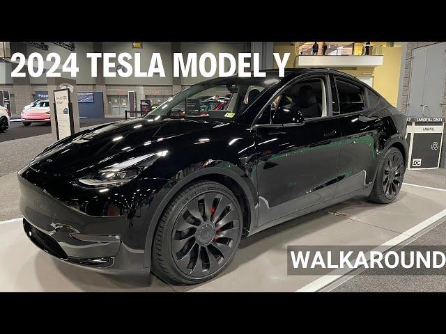 2024 Tesla Model Y Exterior & Interior Walkaround - Dual Motor configuration