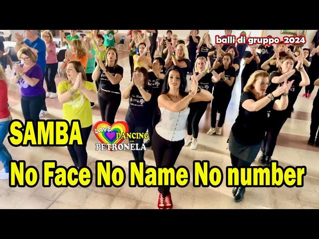 Samba NO FACE NO NAME NO NUMBER Modern Talking coreo Petronela Calciu TUTORIAL balli di gruppo  2024