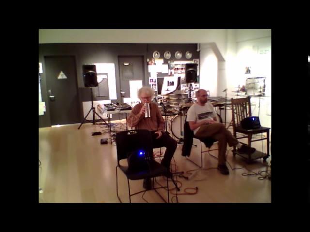 Ron Heglin and Loren Benedict at the Luggage Store Gallery 3/23/17