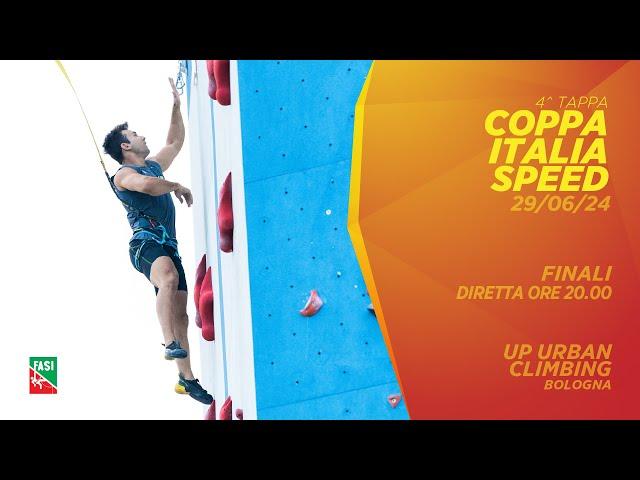 Coppa Italia Speed 2024 - 4° prova - Up Urban Climbing - Bologna - FINALI