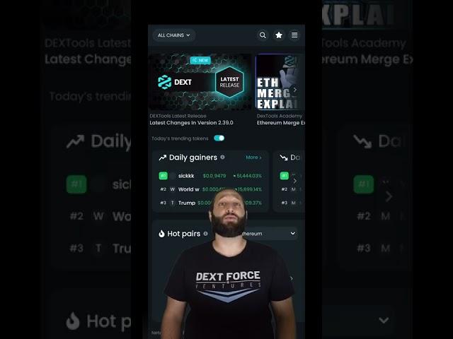 Use DEXTools to Spot Trending Crypto