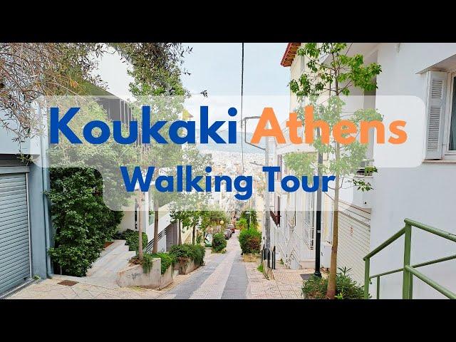 Koukaki Athens Walking Tour | Greece Travel | 4K