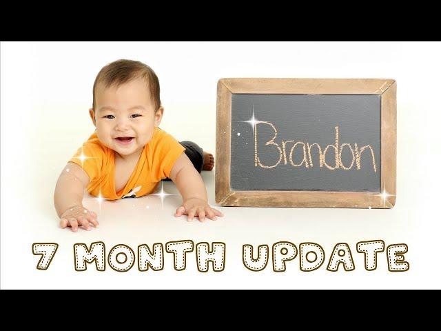 7 MONTH UPDATE| HE SITS,CRAWLS & STANDS | Angie Lowis