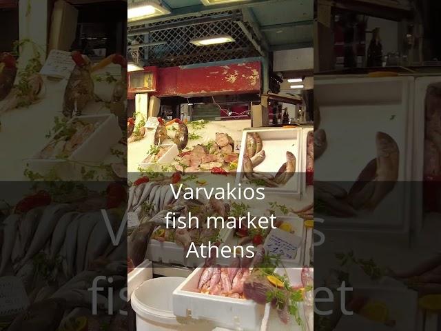 Varvakios fish market, Athens #exploreathens #travel #athens #food