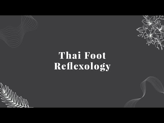 Thai Foot Reflexology