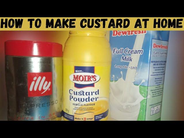 How To Make Custard At Home With Custard Powder | Quick and Easy Homemade Custard Recipe