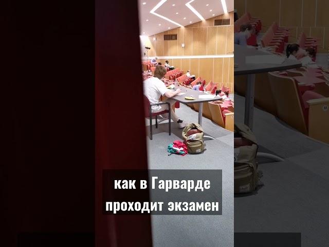 Как в Гарварде проходит экзамен