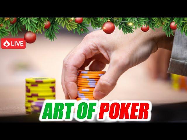 $40,000 Blue Santa Charity Poker Tournament! LIVE Art Of Poker