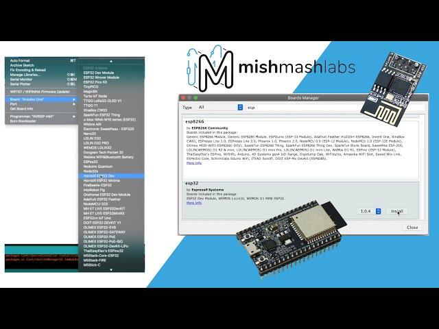 Adding the ESP32 and ESP8266 Boards to Arduino IDE | #60SecondFix | Out of the Box IoT