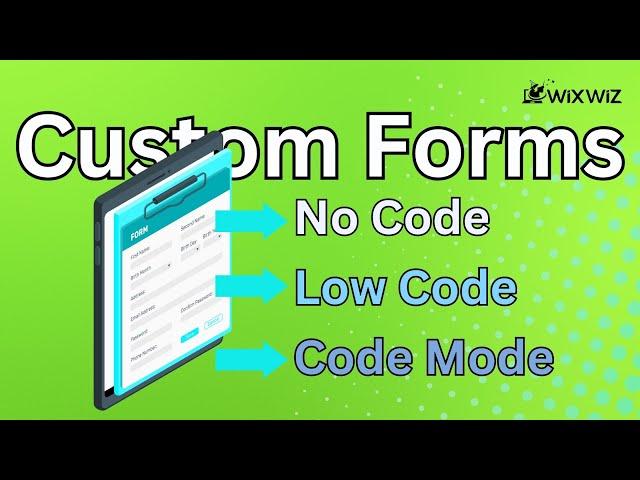 Wix Website Tutorial: Custom Forms 3 Ways