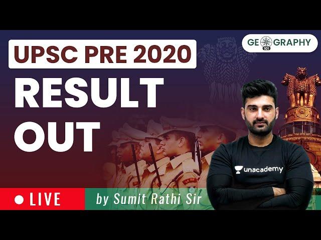 UPSC CSE Prelims 2020 Result Out by Sumit Rathi Sir