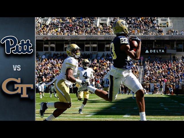 Pittsburgh vs Georgia Tech Football Highlights (2015)