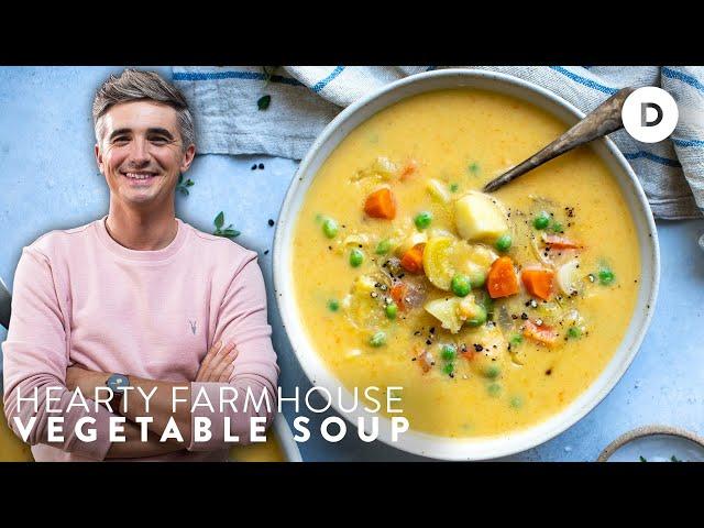 THE VEGETABLE SOUP! Irish Farmhouse Vegetable Soup Recipe!