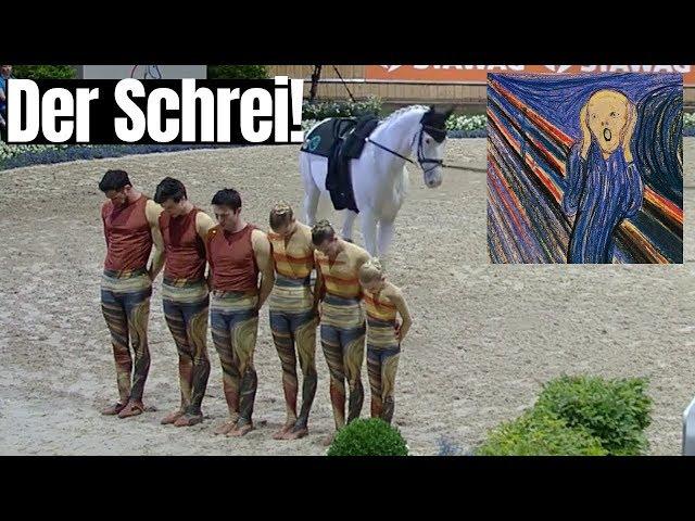 Volti-Kür zum Kunstwerk "Der Schrei"  | Team Fredenbeck & Pferd Claus | CVIO Aachen 2019