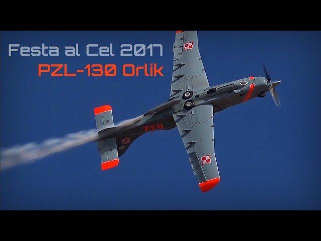 Festa al Cel 2017 - Polish PZL-130 Orlik Flight Demo - HD 50fps