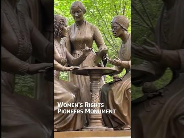 Women’s Rights Pioneers Monument in Central Park #Shorts #WomenEmpowerment #WomensHistoryMonth
