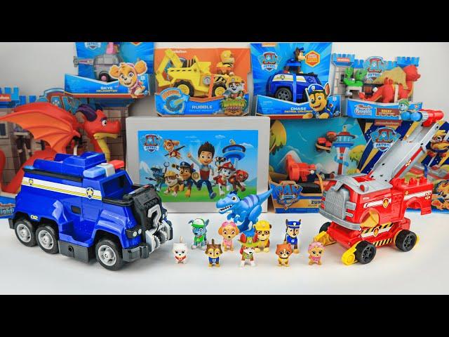 Paw Patrol Unboxing Collection Review | Marshallmighty movie bulldozer | Hero pup | Marshall ASMR