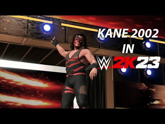 WWE 2K23 - How To Get Kane 2002 (Half Masked)