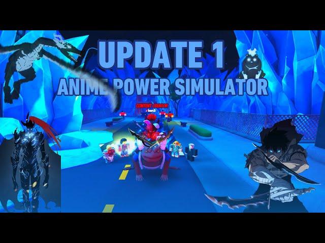 UPDATE 1, GATES, VAULT, SPIN WHEEL & MORE!! Anime Power Simulator Roblox!
