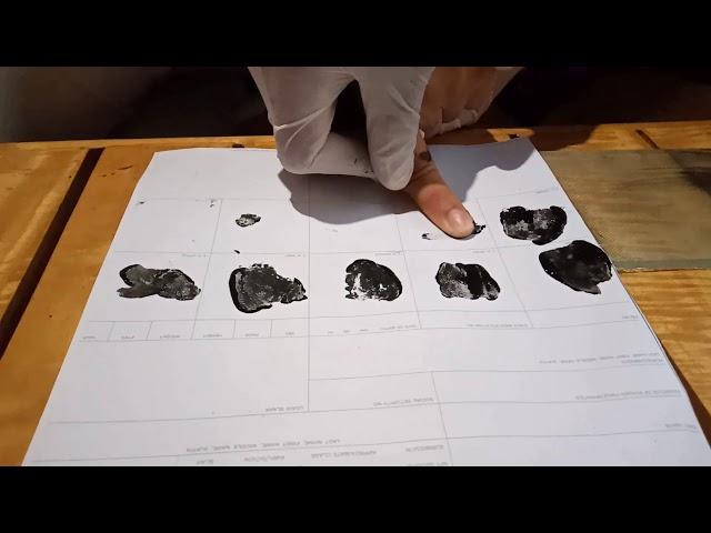 Recording of Fingerprint using Improvised Materials