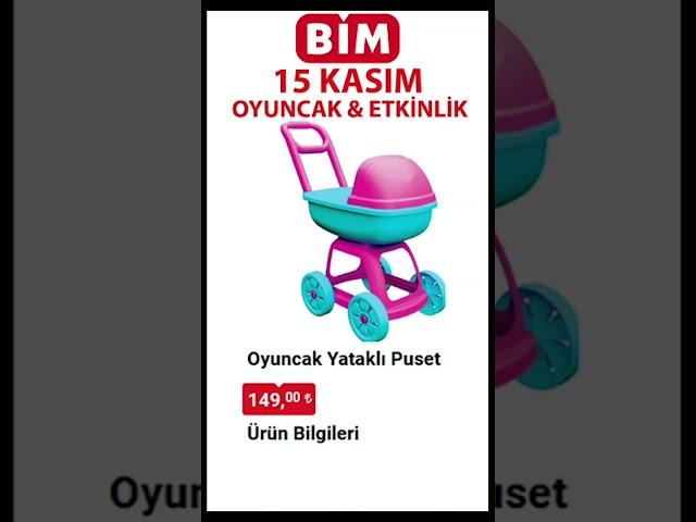 BİM 15 KASIM OYUNCAK ETKİNLİK#shortsvideo#shorts#keşfet#çeyiz #temizlik#bimaktüel #indirim#alışveriş