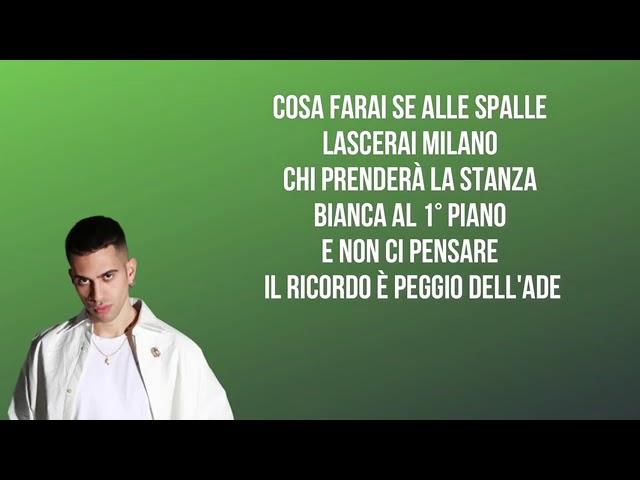 Mahmood - Rapide (Testo /Lyrics)