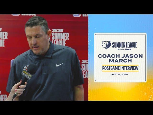 Coach Jason March on Grizzlies vs. Clippers