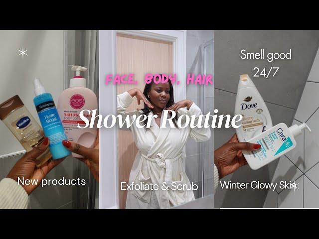 Ultimate Winter Shower routine, selfcare, body care, skincare, haircare, oral hygiene,pamper routine